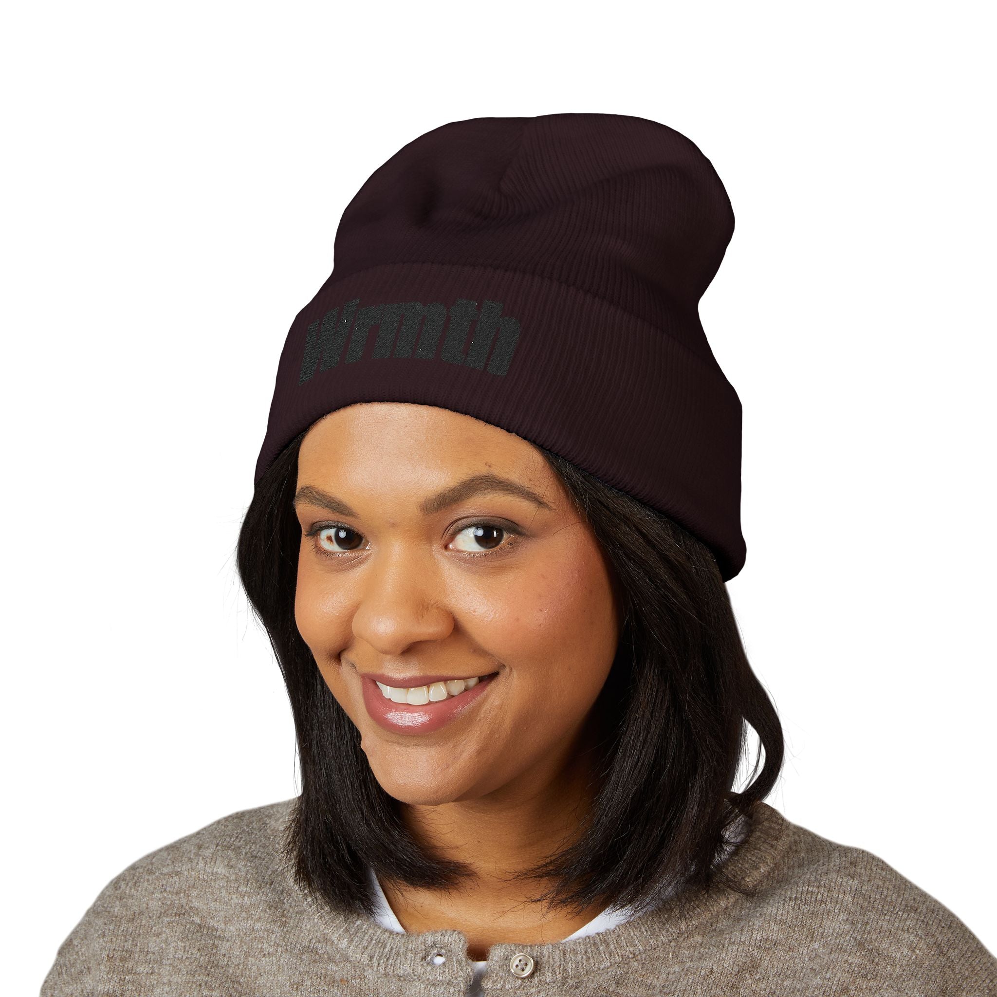 Embroidered Warmth Beanie
