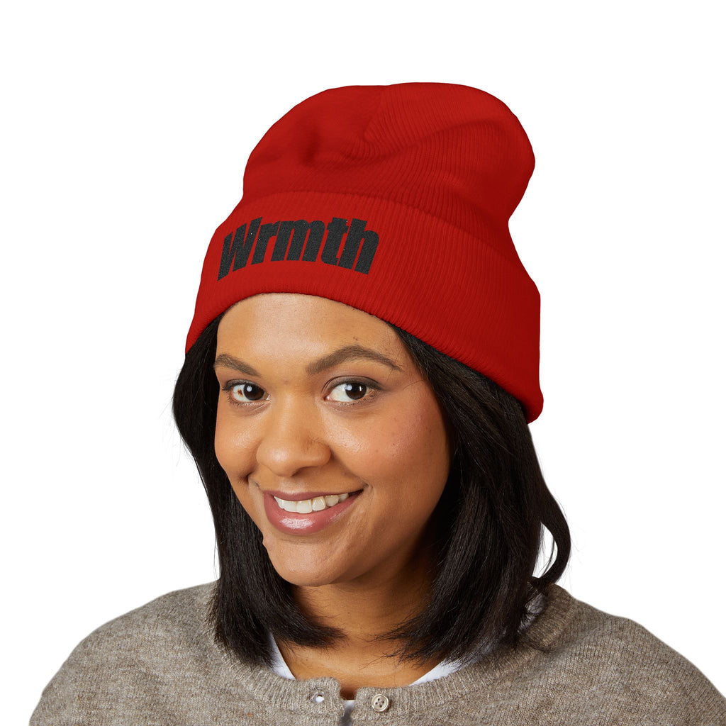 Embroidered Warmth Beanie