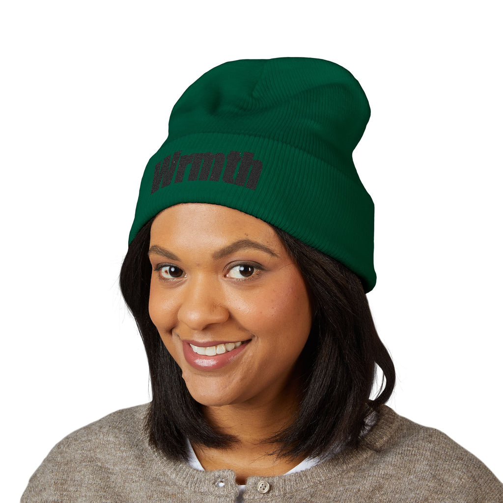 Embroidered Warmth Beanie