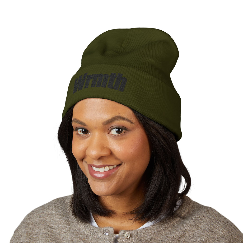 Embroidered Warmth Beanie